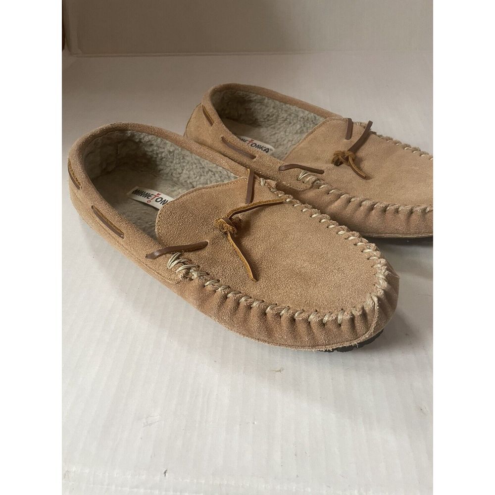 Tan Suede Loafers
